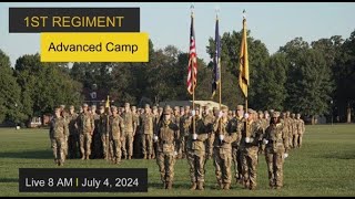 1st Regiment Advanced Camp Graduation Ceremony CST 2024 [upl. by Arika]