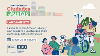 Estado de la planificación urbana y plan de apoyo a la actualización de planes reguladores comunales [upl. by Laban]