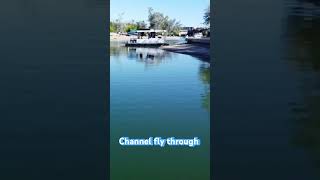 Lake havasu channel fly through ￼ [upl. by Alodee]