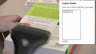 Using a barcode scanner with Google Book Search [upl. by Norwood]