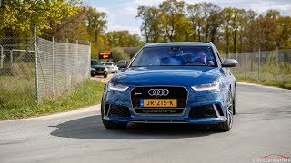 Audi RS6 C7 Performance w Akrapovic Exhaust  Launch Controls amp Revs [upl. by Atinej280]