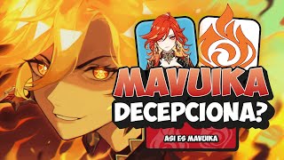 KIT DE MAVUIKA DECEPCIONA A MUCHOS ASÍ ES MAVUIKA  GENSHIN IMPACT [upl. by Yadsnil]