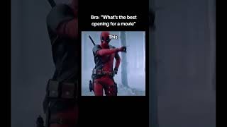 Deadpool bye bye bye dance opening scene 😂 deadpool wolverine marvel byebyebye [upl. by Macfarlane877]