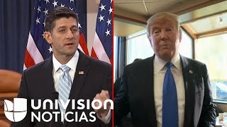 En Un Minuto Trump se reunirá con Ryan luego de que este le negara su apoyo [upl. by Eerual]