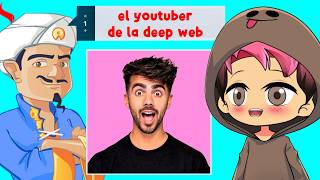 PODRÁ AKINATOR ADIVINAR a estos YOUTUBERS 😳 [upl. by Lucio]