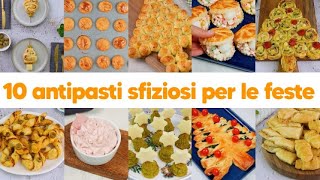 10 antipasti sfiziosi per Natale facili e veloci [upl. by Akerahs851]