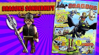 Playmobil ® Dragons Sonderheft Nr 2 mit Rotzbakke  Streitaxt  limitiert [upl. by Iverson]