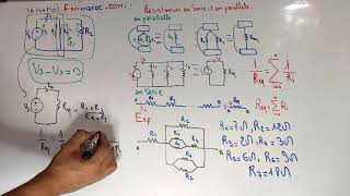 Ep 05 Électrocinétique resistance equivalente  Les circuits en série et en parallèle Partie 05 [upl. by Dusa]