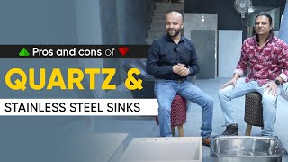 Stainless Steel Sinks vs Quartz Sinks Which is the Best Choice for Your Kitchen [upl. by Naor745]