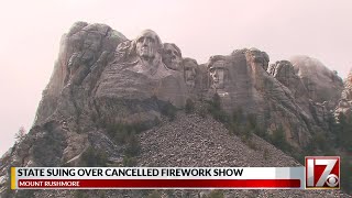 Digital Desk South Dakota sues Biden administration over Mount Rushmore fireworks [upl. by Belen]