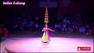 गजब की अदा अदाकारी Bhawai Dance की  भवई नृत्य  Lokrang Festival Jaipur  राजस्थानी लोक नृत्य [upl. by Haletky984]