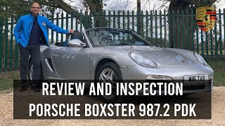 PORSCHE BOXSTER 9872 PDK  REVIEW AND INSPECTION [upl. by Zug]