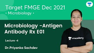 Microbiology AntigenAntibody Rx E01  L4  FMGE Dec21  Lets crack NEET PG  DrPriyanka Sachdev [upl. by Hakym255]