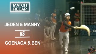 FALL 2023 BATTLE COURT CHAMPIONSHIP  MATCH 1 JEDEN amp MANNY vs GOENAGA amp BEN DIV 4 DOUBLES [upl. by Holzman]