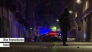 Straßburg Augenzeugenvideos zeigen Schusswechsel zwischen Polizei und Attentäter [upl. by Sada513]