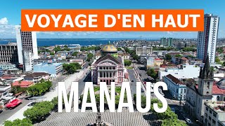 Manaus depuis un drone  Vidéo 4K  Brésil Manaus vu den haut [upl. by Ahsennod507]