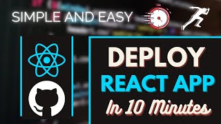 How To Deploy A React App To Github Pages Simple [upl. by Glynda]