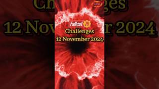 FO76  Challenges  12 November 2024 Milepost Zero  Season 18 [upl. by Trahurn265]