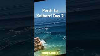 Perth to Kalbarri Day 2 Canola farm beach pink lake and many lookouts travel beach lookout [upl. by Butcher]