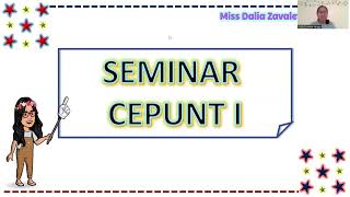 I ENGLISH SEMINAR CEPUNT [upl. by Einahpets20]