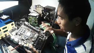 》Diagnosticando y Reparando tarjeta madre MOTHERBOARD DE PC 1155  Parte 1 [upl. by Ahsikam]