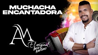 MUCHACHA ENCANTADORA  AMIN MARTINEZ  VIDEO LYRICS  KARAOKE [upl. by Burford]