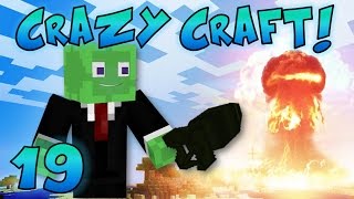 Minecraft Crazy Craft Ep 19  NUCLEAR BOMB [upl. by Junko]