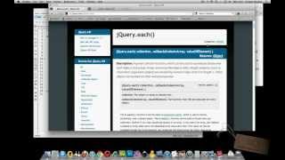 INTRO to jQUERY EACH FUNCTION  Super Simple JavascriptjQuery Tutorials [upl. by Gilford189]