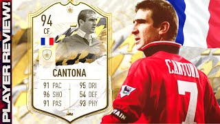 FIFA 22 MOMENTS CANTONA REVIEW  94 PRIME MOMENTS CANTONA PLAYER REVIEW  FIFA 22 ULTIMATE TEAM [upl. by Laup620]