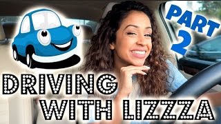 CRAZY DRIVER DRIVING WITH LIZZZA PART 2  Lizzza [upl. by Roinuj]