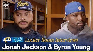 Rams Postgame Locker Room Interviews Jonah Jackson amp Byron Young React To Week 1 Loss vs Lions [upl. by Zeitler]