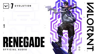 RENEGADE  VALORANT x 99 GOD x C103  Official Audio [upl. by Elvie]