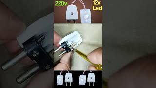 From 220v to 12v led 220vto12v from shorts [upl. by Sundstrom]