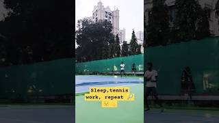 Non stop tennis🎾 tennis handposition tennistechnique [upl. by Nickola]