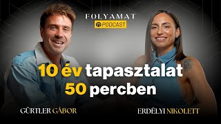 10 év tapasztalat 50 percben Erdélyi Nikolettel 🎙️Folyamat Podcast [upl. by Gowrie915]