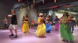 Polynesian dance fitness with coach Lito [upl. by Teilo525]