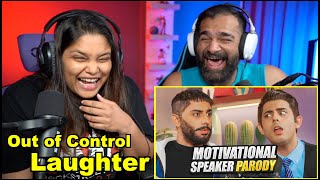 MOTIVATIONAL SPEAKER PARODY  CARRYMINATI REACTION Reupload [upl. by Henigman]