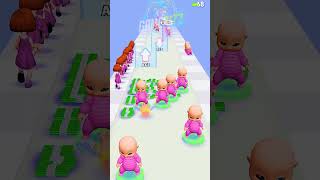 Human Stack 🤰👩‍🍼🎀 Mobile Games android games game gaming gameplay androidgames funny shorts [upl. by Arlo]