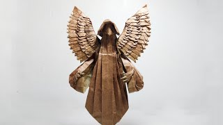 ORIGAMI FALLEN ANGEL Designed by Yoshimasa Tsuruta [upl. by Mutz319]