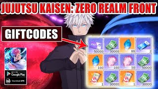 Jujutsu Kaisen Zero Realm Front amp 6 Giftcodes  6 Redeem Codes Jujutsu Kaisen Zero Realm Front [upl. by Buseck21]