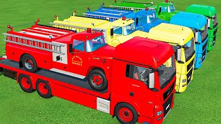 CRAZY TRANSPORT OF COLORFUL AMBULANCES FARMING SIMULATOR 2022 [upl. by Florie171]