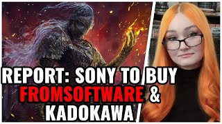 Sonys BUYING FromSoftwares Parent Kadokawa Would Lead To An Anime MONOPOLY amp Ties To Tencent [upl. by Kenrick649]