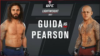 Guida vs Pearson UFC Lightweight Bout Simulation 070824 [upl. by Rawdin]