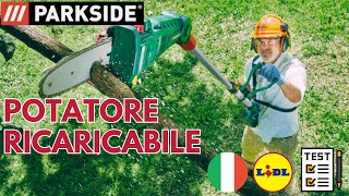 POTATORE RICARICABILE Parkside PAHE 20li C3 A1 ITALIA ITALIANO LIDL [upl. by Georgeta]