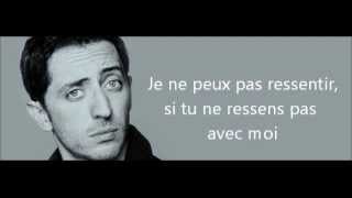 Gad Elmaleh  How could i let you go French Lyrics [upl. by Arakahs]