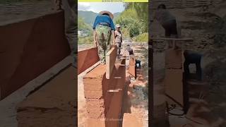 How village people make mud houses attractive and durable। shorts experiment [upl. by Granger]