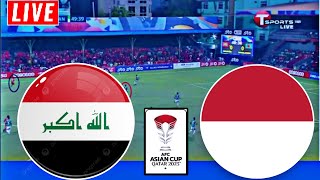 Indonesia vs Irak Live Score  Tracker football  Piala Asia AFC 2024 [upl. by Mirabella]