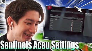 Sentinels Aceu Apex Legends Settings  Ace Sensitivity Apex And DPI [upl. by Heddie]