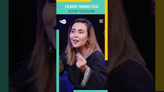 Tabish Mimicked Altaf Hussain 🤣🤣  Natasha Baig  Tabish Hashmi  TBH  IQE [upl. by Ayanet]