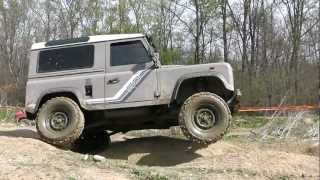 Land Rover Defender 90 pista trial Bosconero [upl. by Scheer]